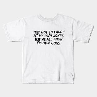 Stand Out You Funny Person Kids T-Shirt